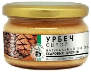 Урбеч из кедровых орехов польза и вред