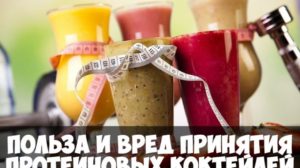 Протеиновые коктейли вред и польза и вред