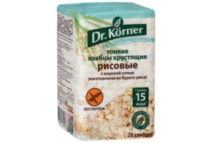 Рисовые хлебцы dr korner польза и вред