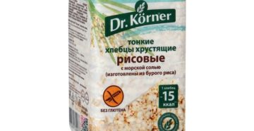 Рисовые хлебцы dr korner польза и вред